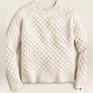 J.Crew Honeycomb Cashmere Rollneck Sweater